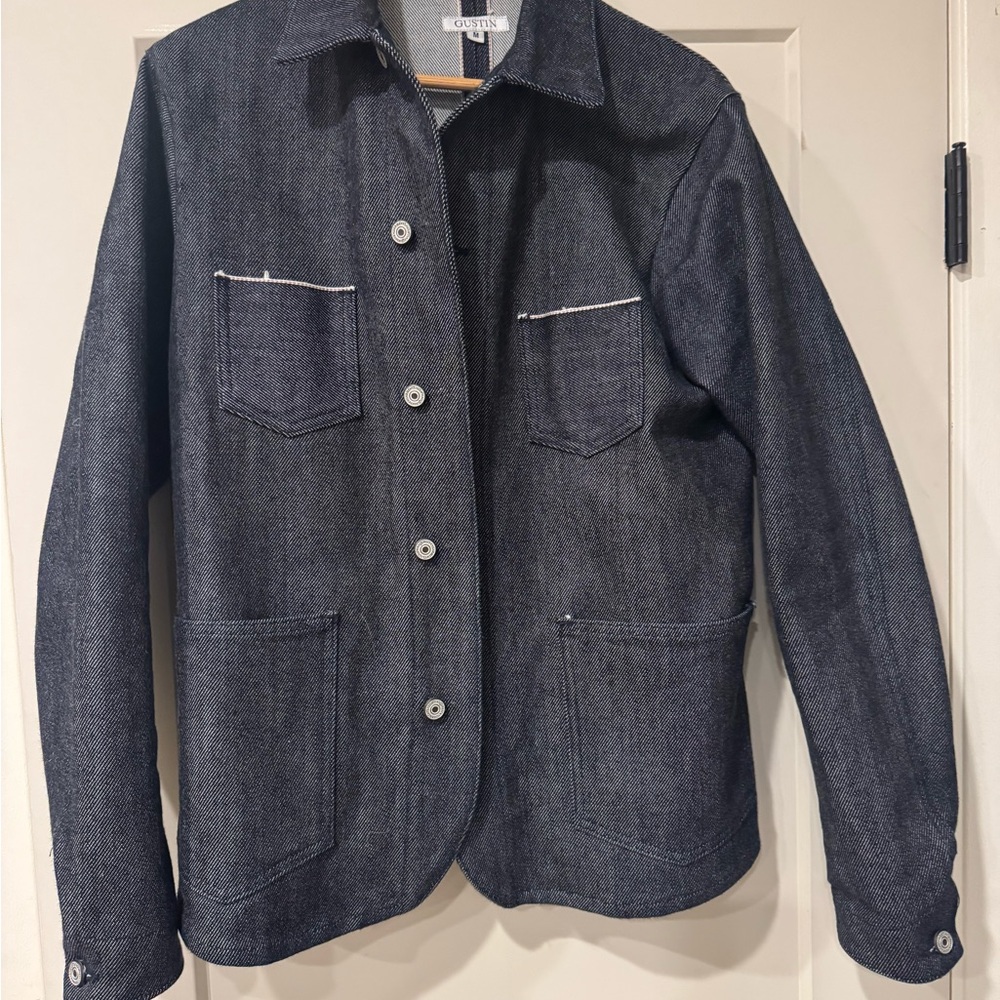 Gustin Engineer Raw Denim Jacket 18 oz